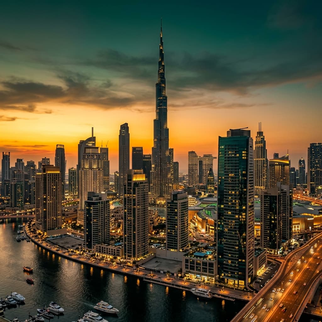 MD Group Dubai Skyline Headquarters